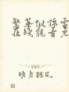 繁华似锦电视剧在线观看免费全集