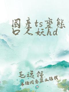 国产ts变态重口人妖hd