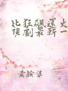 比狂飙还火的电视剧最新一部