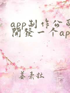 app制作公司开发一个app价格