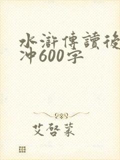 水浒传读后感林冲600字