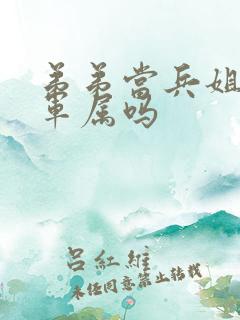 弟弟当兵姐姐是军属吗