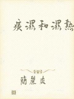痰湿和湿热兼具