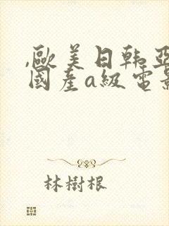 ,欧美日韩亚洲国产a级电影