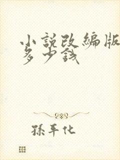 小说改编版权费多少钱