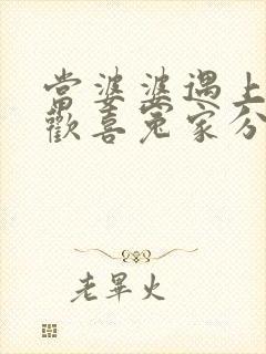 当婆婆遇上妈之欢喜冤家分集剧情