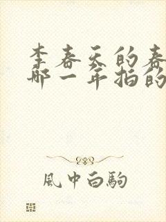 李春天的春天是哪一年拍的