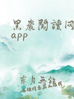 黑岩阅读网下载app