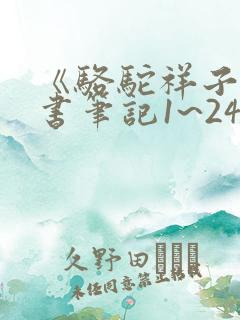 《骆驼祥子》读书笔记1~24