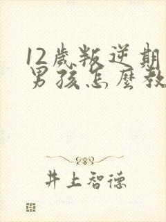12岁叛逆期的男孩怎么教育