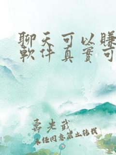 聊天可以赚钱的软件真实可靠