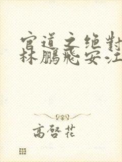 官道之绝对权力林鹏飞安江全集txt电子书