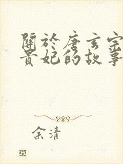 关于唐玄宗和杨贵妃的故事