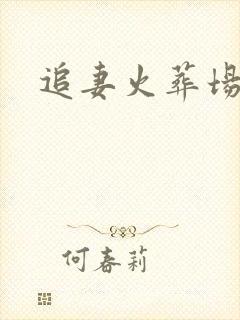 追妻火葬场原耽