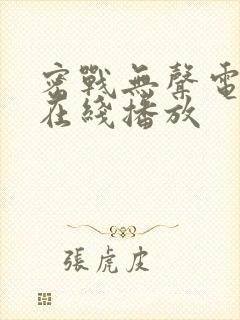 密战无声电视剧在线播放