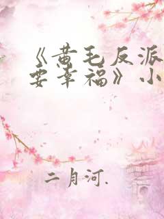 《黄毛反派也想要幸福》小说
