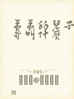 弟弟的儿子叫哥哥叫什么