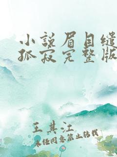 小说眉目缱绻中孤寂完整版