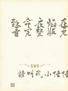 致命夜焰在线观看完整版免费高清