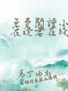 免费阅读小说此夜逢君在线阅读全文