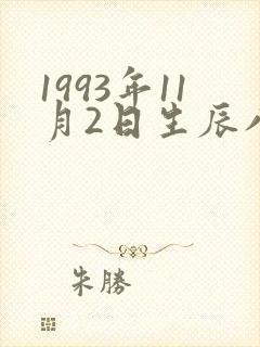 1993年11月2日生辰八字