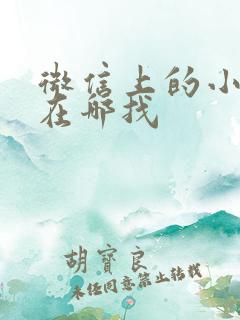 微信上的小程序在哪找