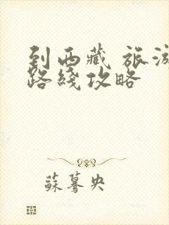 到西藏 旅游的路线攻略
