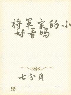 将军家的小娇娘 好看吗