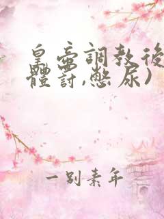 皇帝调教后宫(体罚,憋尿)