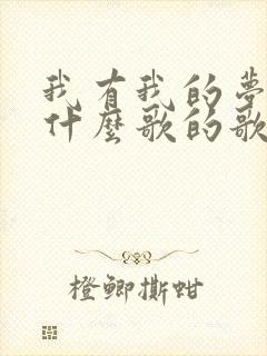 我有我的梦想是什么歌的歌词