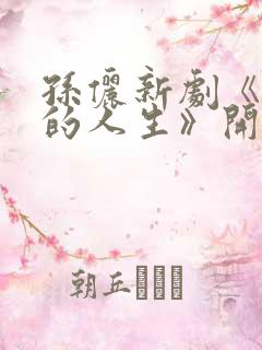 孙俪新剧《蛮好的人生》开播