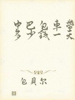 中巴包车带司机多少钱一天