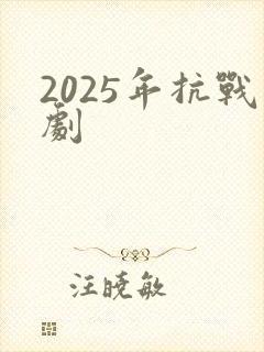 2025年抗战剧