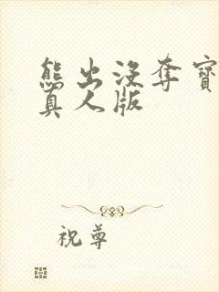 熊出没夺宝熊兵真人版