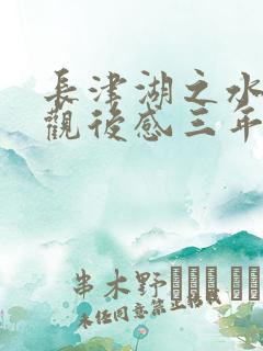 长津湖之水门桥观后感三年级300字