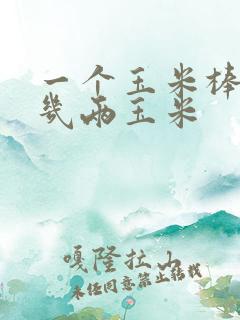 一个玉米棒子有几两玉米