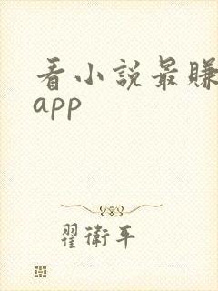看小说最赚钱的app