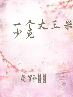 一个大玉米有多少克