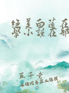 绝美白莲在线教学小说在那里更新