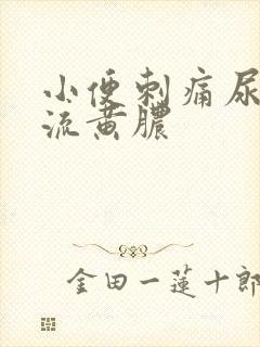 小便刺痛尿道口流黄脓