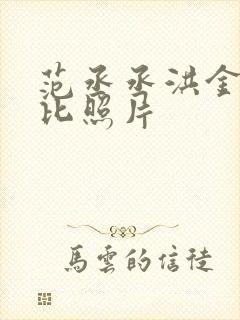 范丞丞洪金宝对比照片
