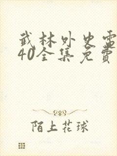武林外史电视剧40全集免费高清