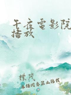 午夜电影院在线播放