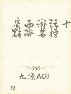 广西游玩十大景点排名榜