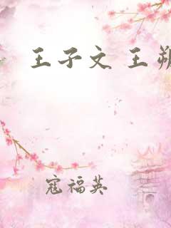 王子文 王朔
