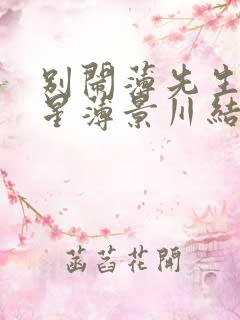 别闹薄先生沈繁星薄景川结局