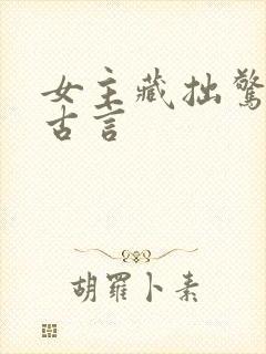 女主藏拙惊艳的古言