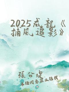 2025成龙《捕风追影》电影国语版
