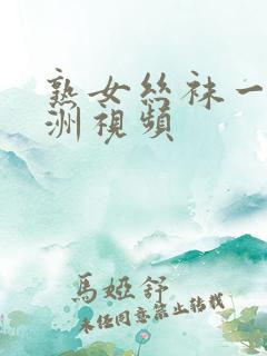熟女丝袜一区亚洲视频