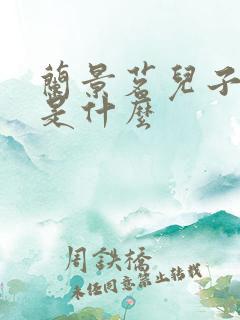 兰景茗儿子结局是什么